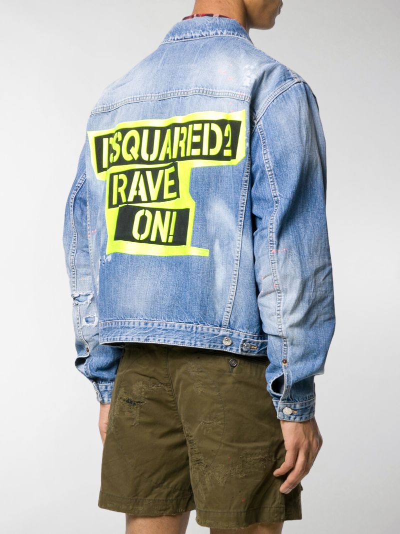 Dsquared2 Rave On denim jacket blue | MODES