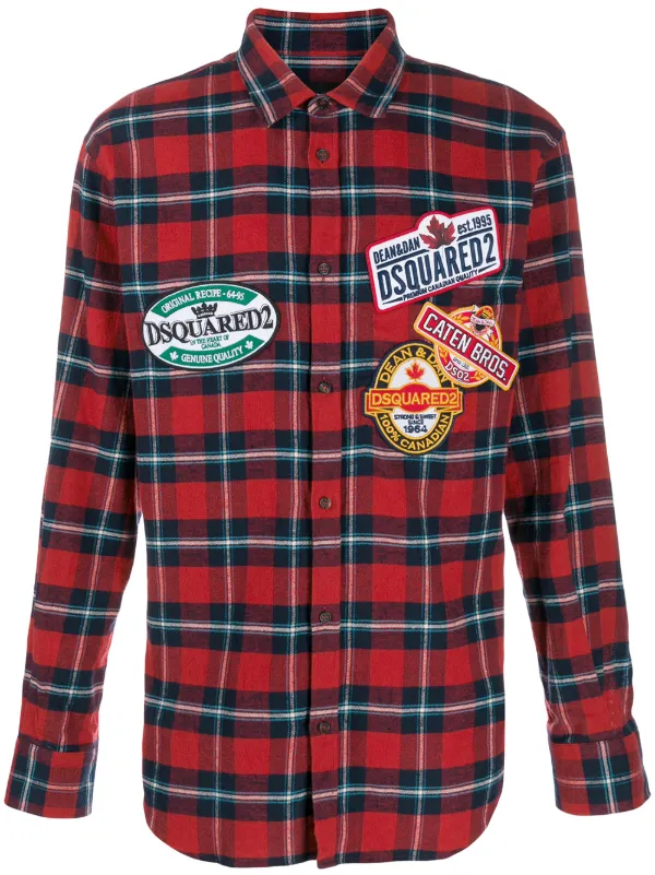 Dsquared2 Check Print Shirt - Farfetch