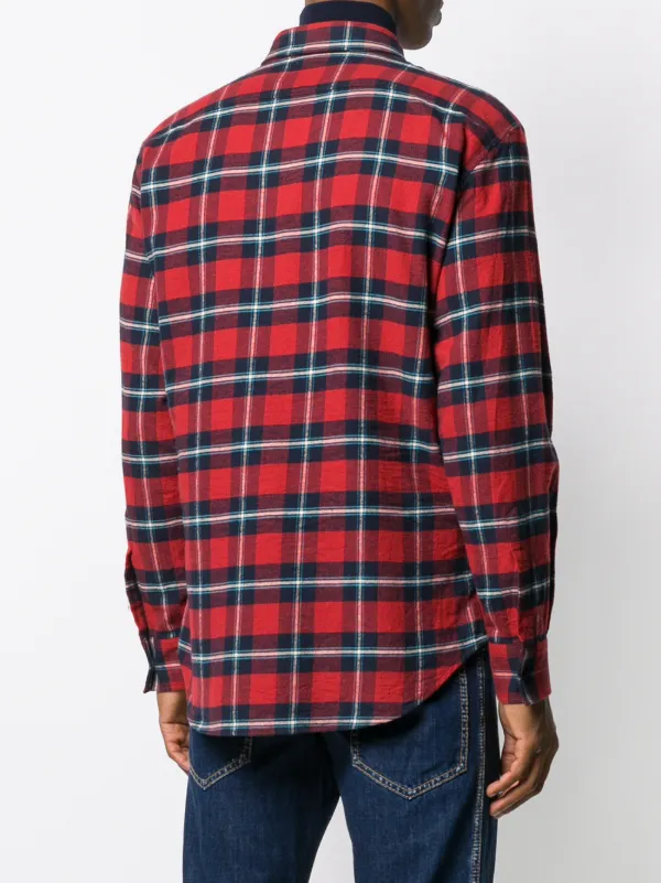 Dsquared2 Check Print Shirt - Farfetch