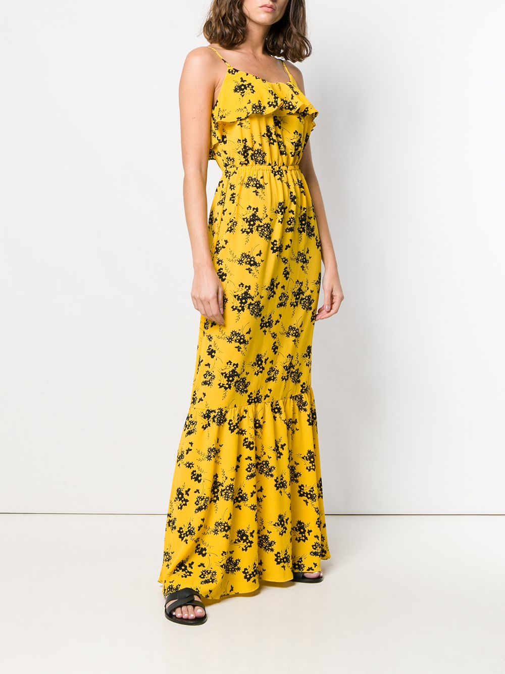 michael kors gowns yellow