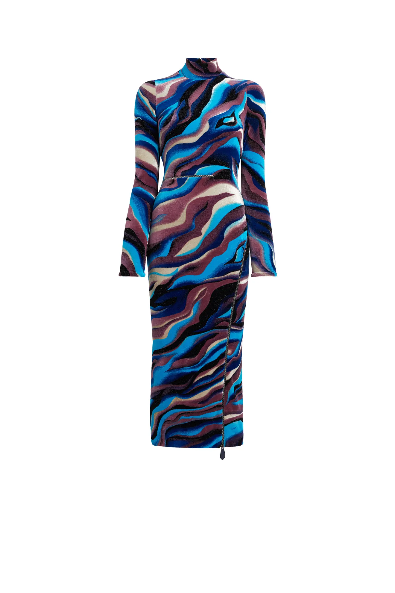 Sistine chapel print velvet dress 