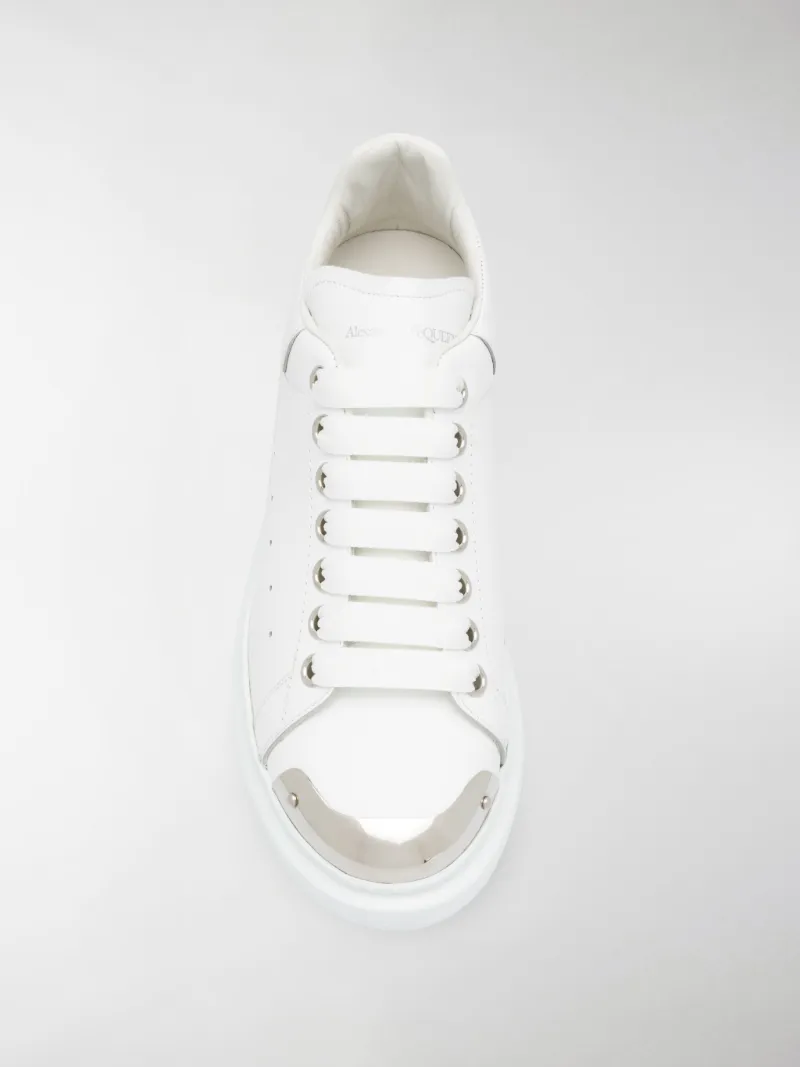 Alexander McQueen contrast toe 