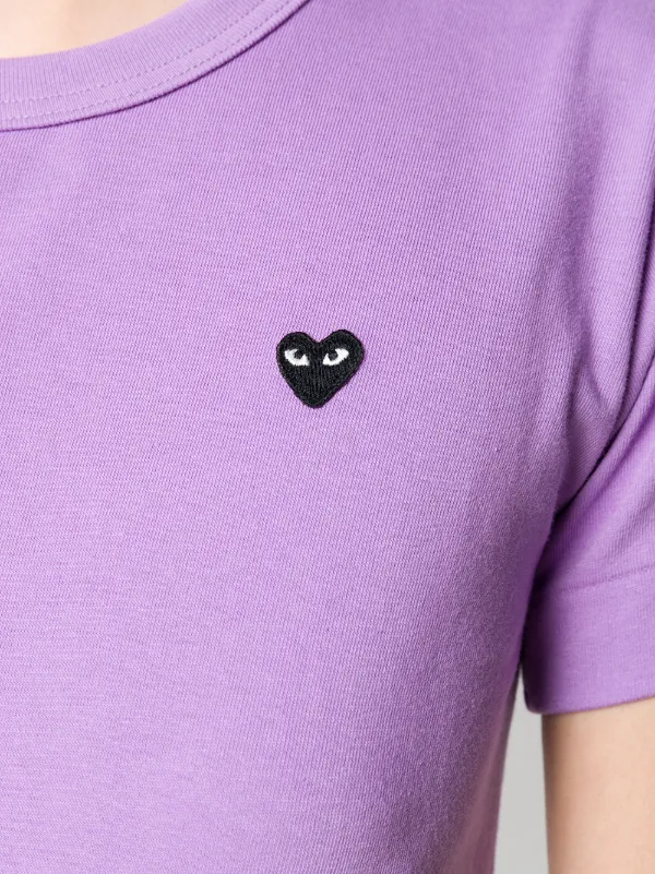 purple comme des garcons t shirt