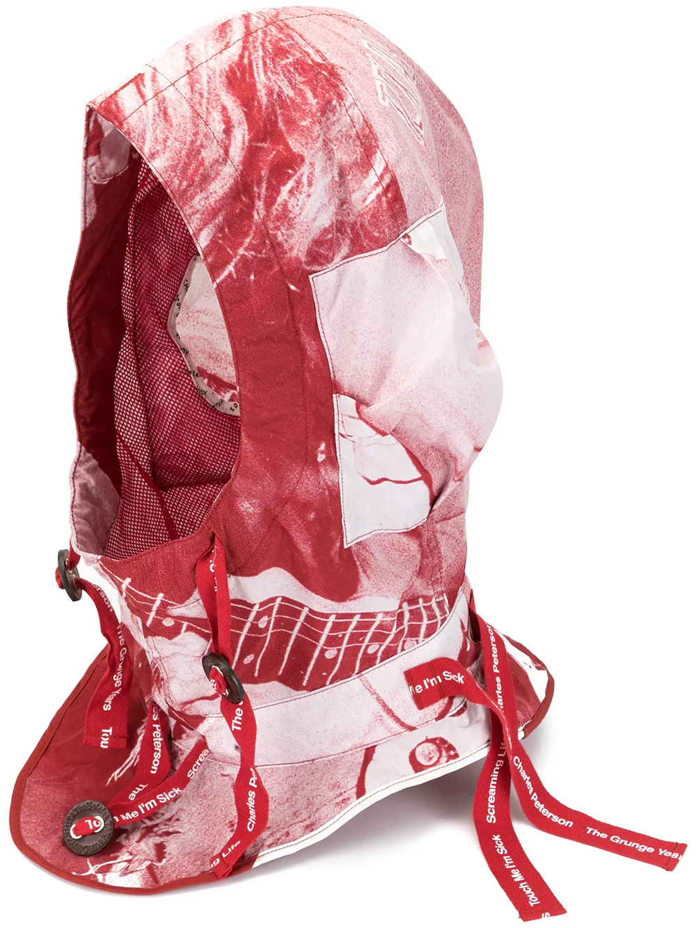 Takahiromiyashita The Soloist photographic print hood | Red | Image 1