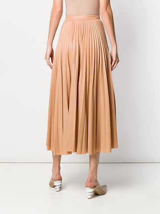 Savy pleated midi skirt展示图