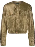 Jean Paul Gaultier Pre-Owned metallic jacket - Gold