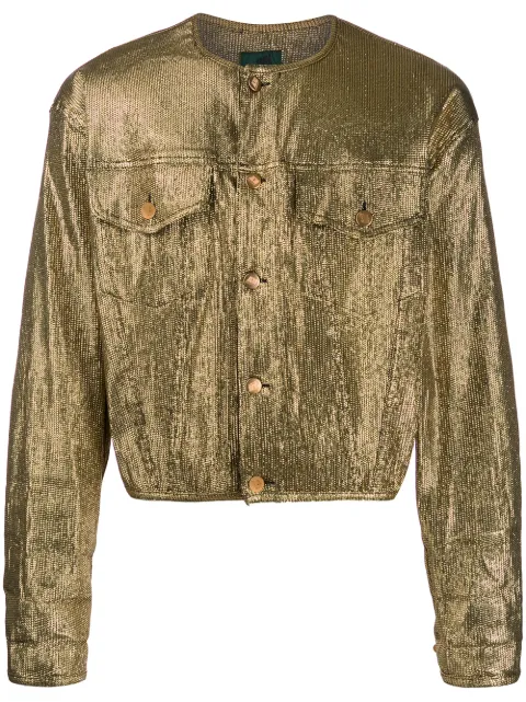 Jean Paul Gaultier Pre-Owned metallic jacket 