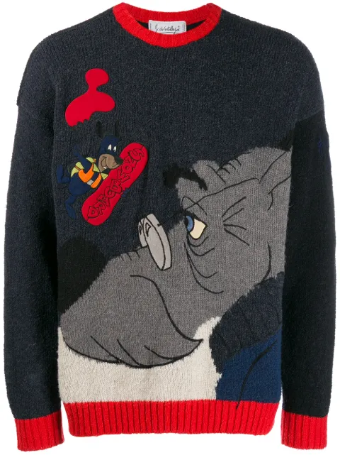 JC de Castelbajac Pre-Owned cartoon knit sweater
