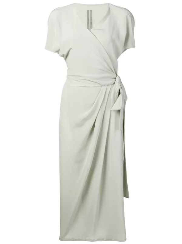 rick owens wrap dress