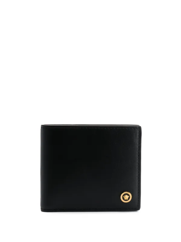 Versace black Medusa head wallet for 