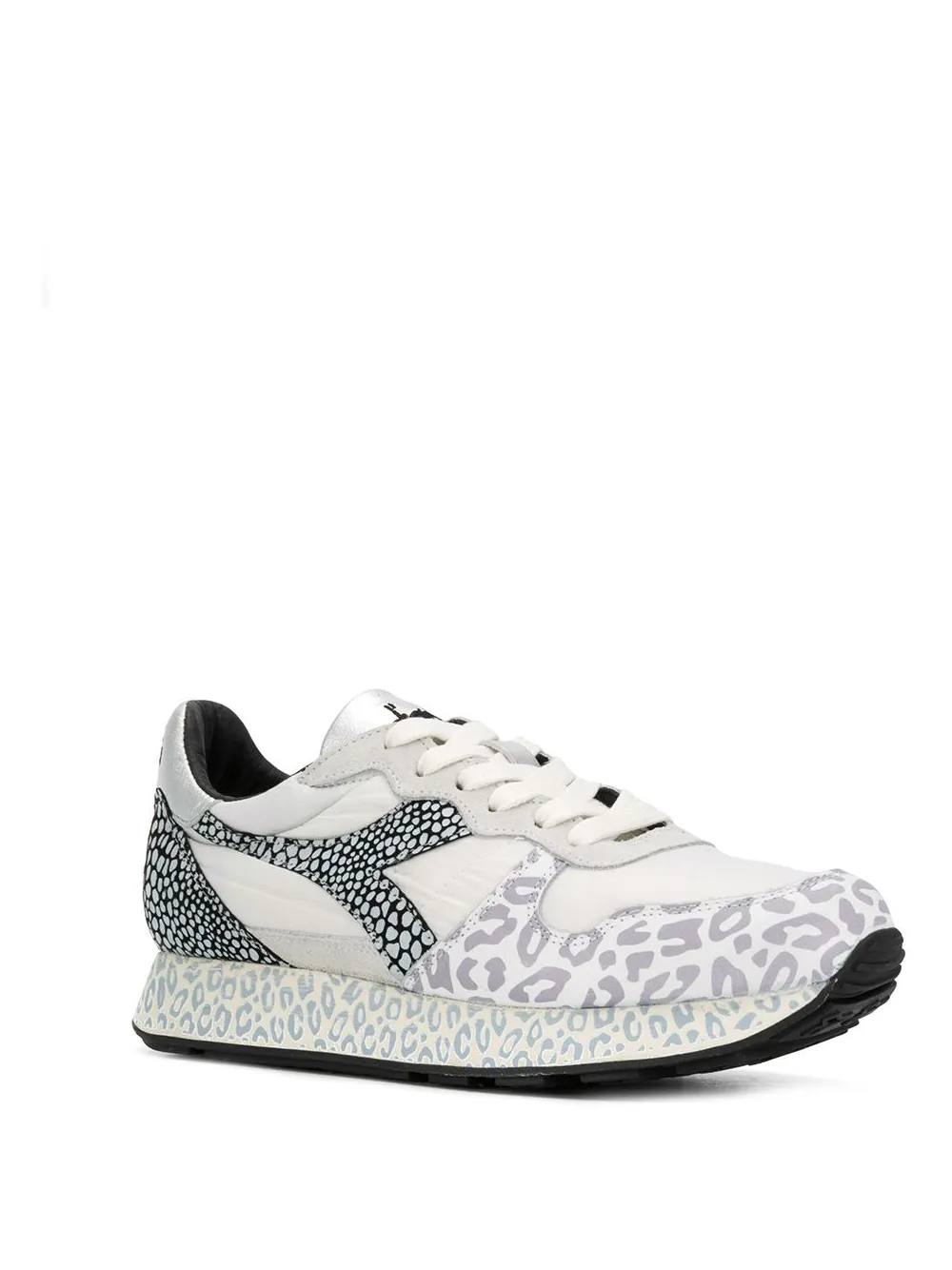 Diadora Sneakers met luipaardprint Wit