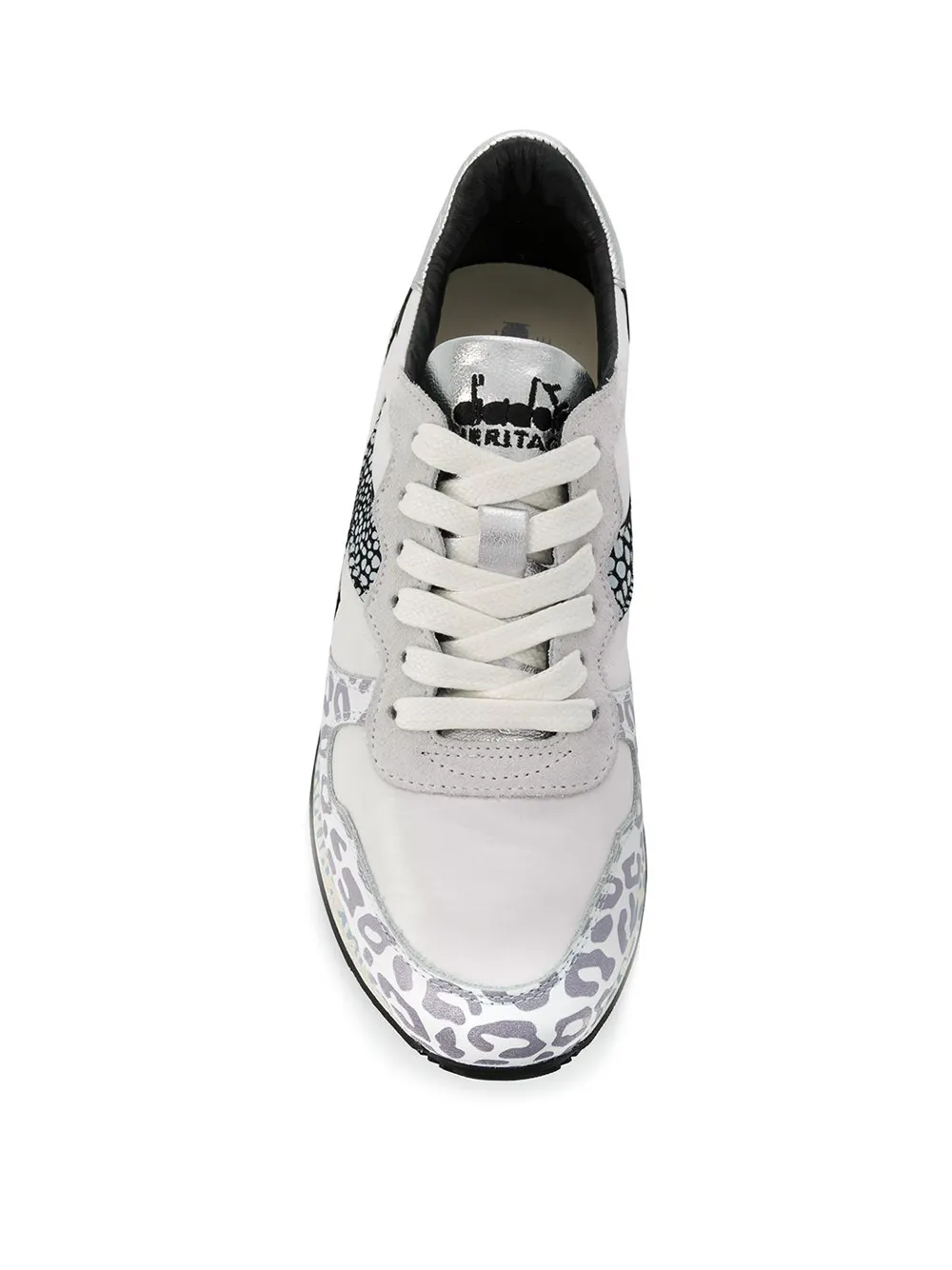 Diadora Sneakers met luipaardprint Wit