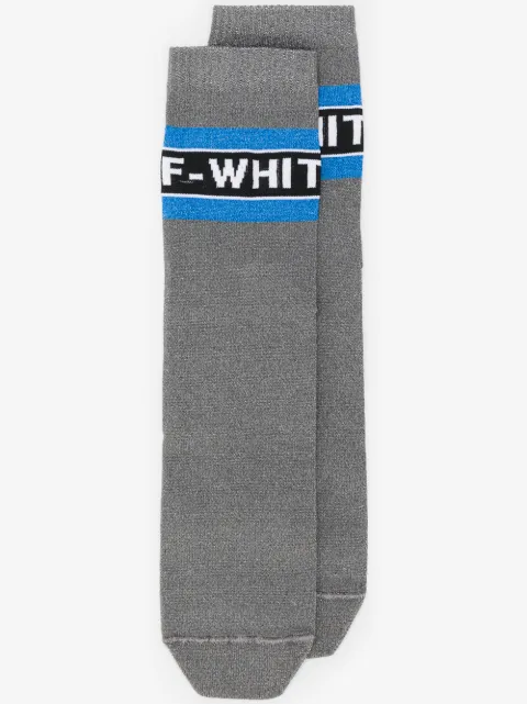 Off-White calcetines con bandas del logo
