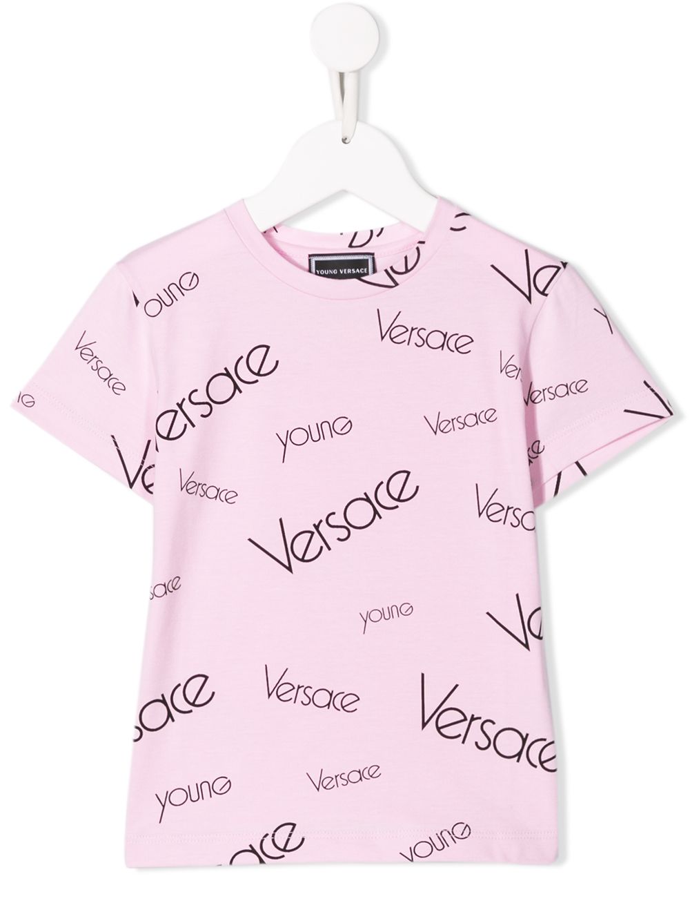 фото Versace kids футболка со сплошным принтом