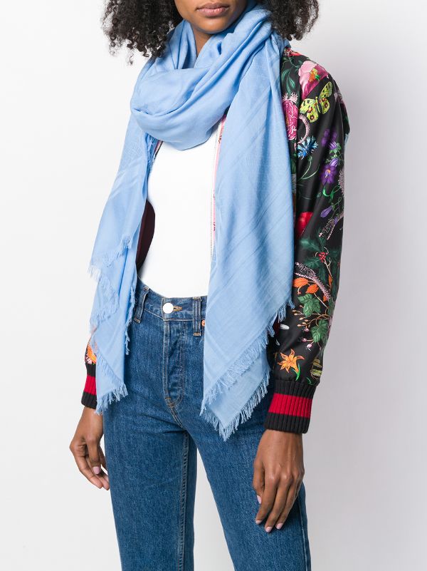 gucci denim scarf