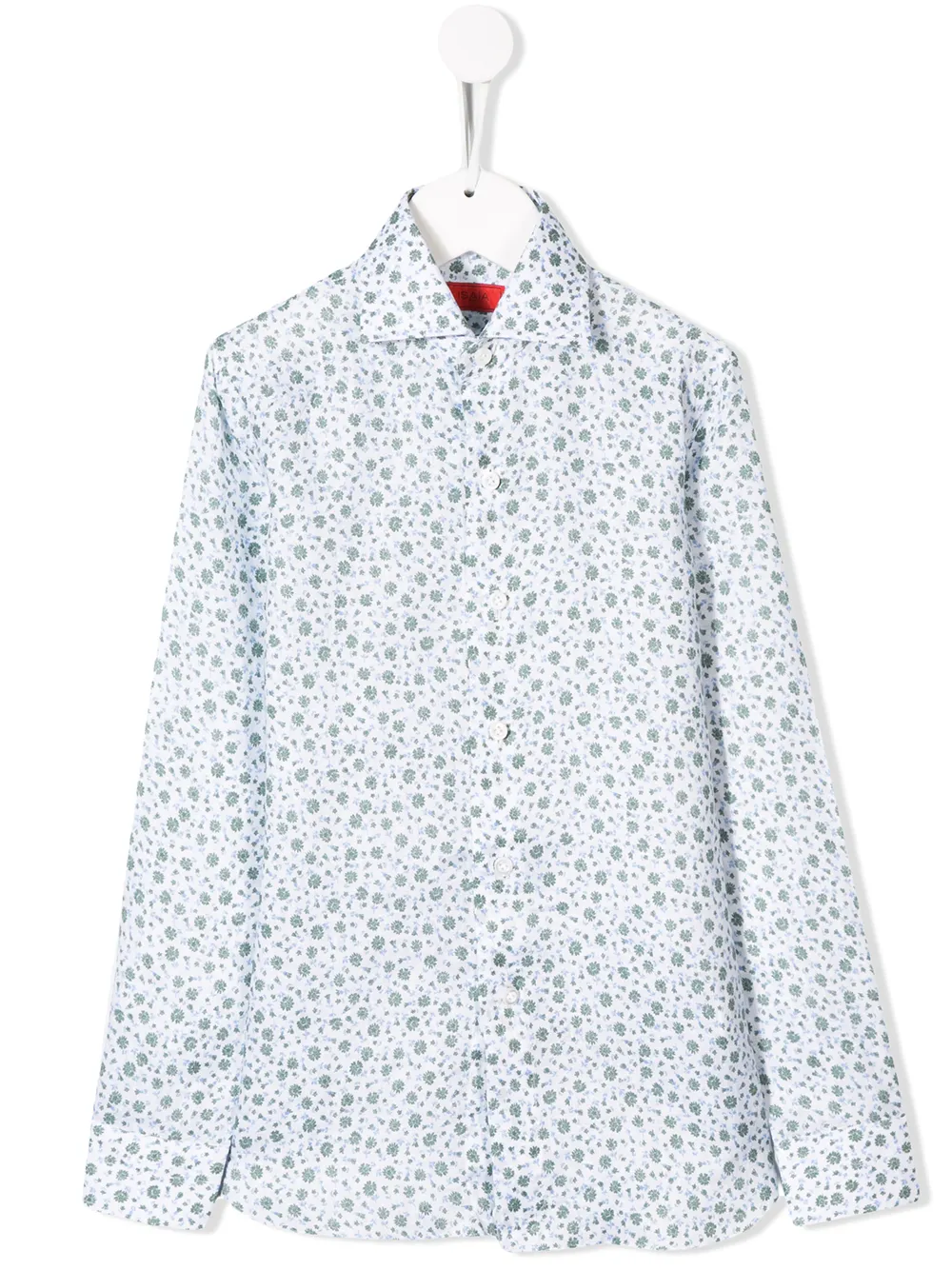 Isaia Kids chemise à fleurs - Blanc Isaia Kids chemise à fleurs - Blanc