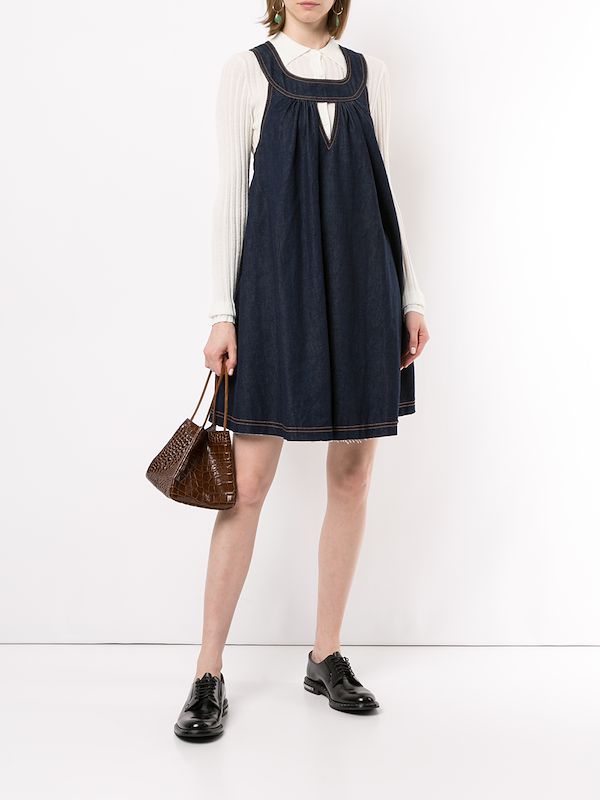 karen walker denim dress