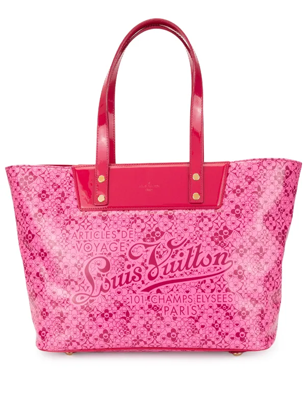 louis vuitton tote pink