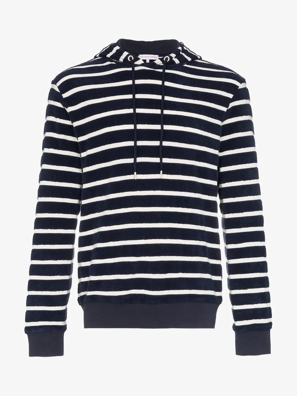 Orlebar Brown Tops ORLEBAR BROWN POWELL HUDSON STRIPED TOWELLING HOODIE
