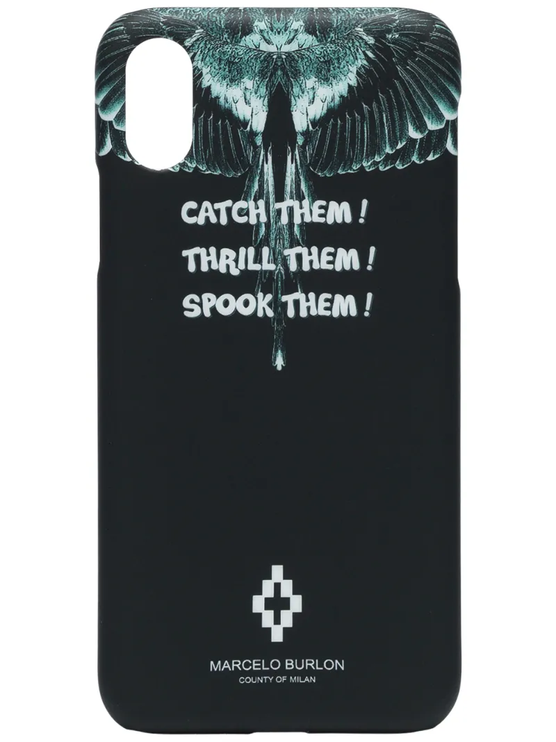 Marcelo Burlon County Of Milan Cases MARCELO BURLON COUNTY OF MILAN WINGS IPHONE X CSS CASE - BLUE