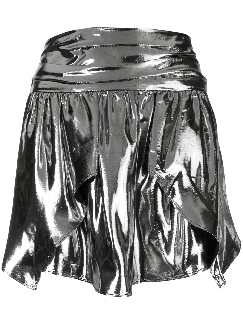 фото Isabel marant юбка с драпировкой и завышенной талией