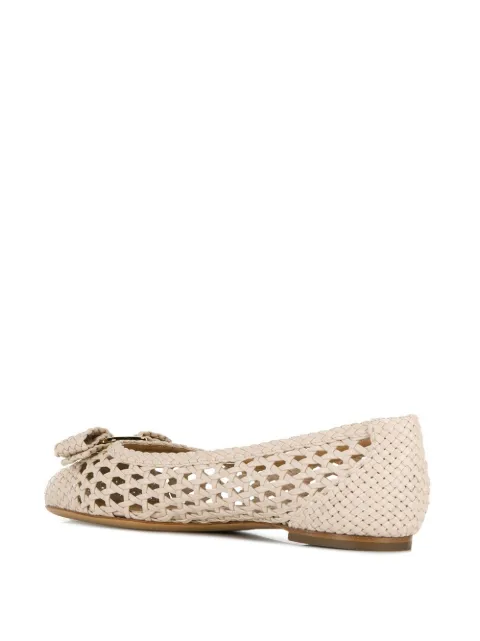 salvatore ferragamo vara bow ballerina shoes