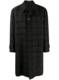 Comme Des Garçons Pre-Owned 1997's checked midi coat - Black