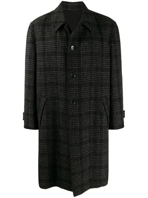 Comme Des Garçons Pre-Owned 1997's checked midi coat