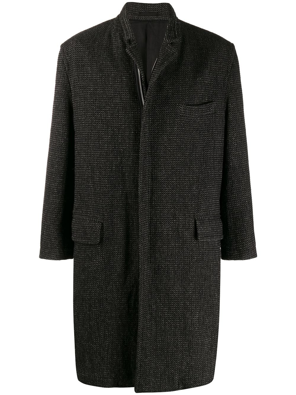 фото Comme Des Garçons Pre-Owned пальто 1999-го года на молнии