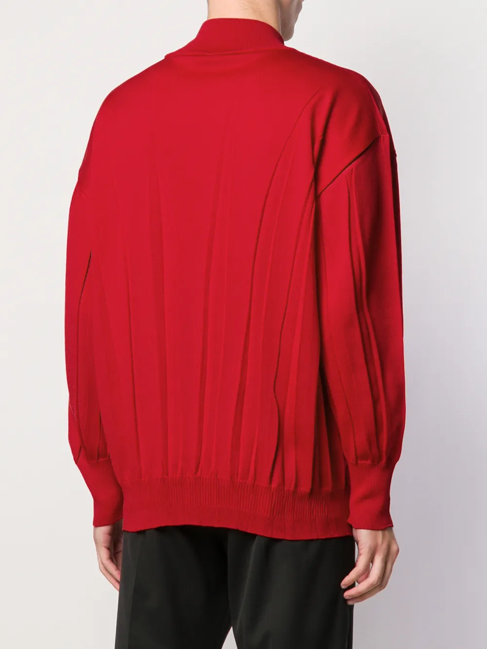 фото Issey miyake pre-owned топ со складками и высоким воротником