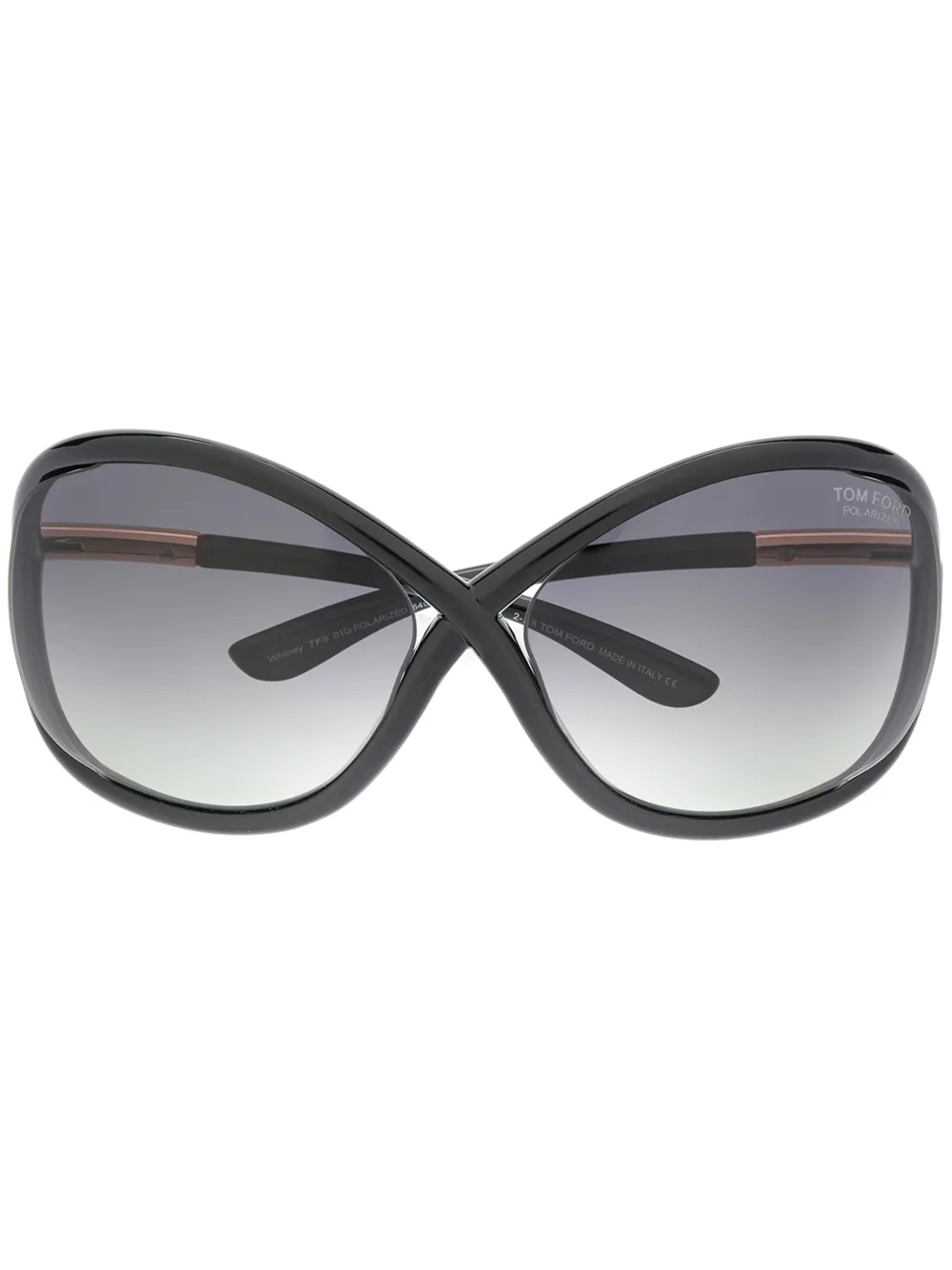 TOM FORD Eyewear Whitney サングラス - ブラック TOM FORD Eyewear Whitney サングラス - ブラック