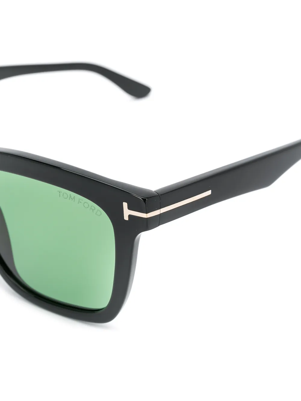 TOM FORD Eyewear Zonnebril met vierkant montuur Zwart