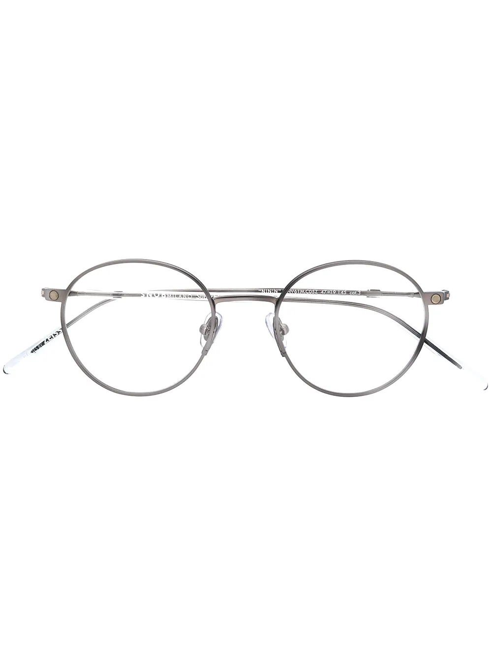 

Snob switchable lens round frame sunglasses - Black