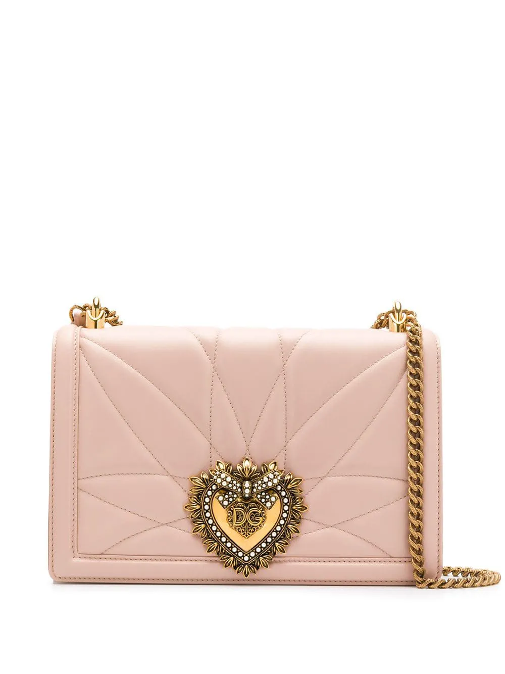 Dolce Gabbana Large Devotion Quilted Crossbody Bag Farfetch