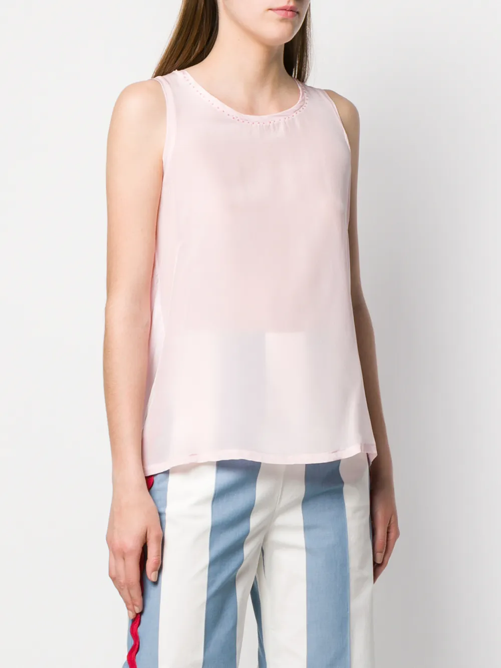 Weekend Max Mara Top verfraaid met kralen Roze