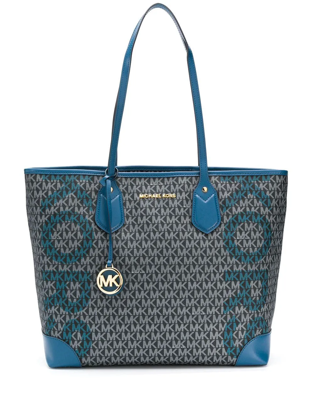 michael michael kors logo繫帶運動鞋 - 黑色_michael michael kors 