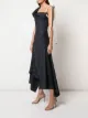 Monse rope detail flap shoulder dress