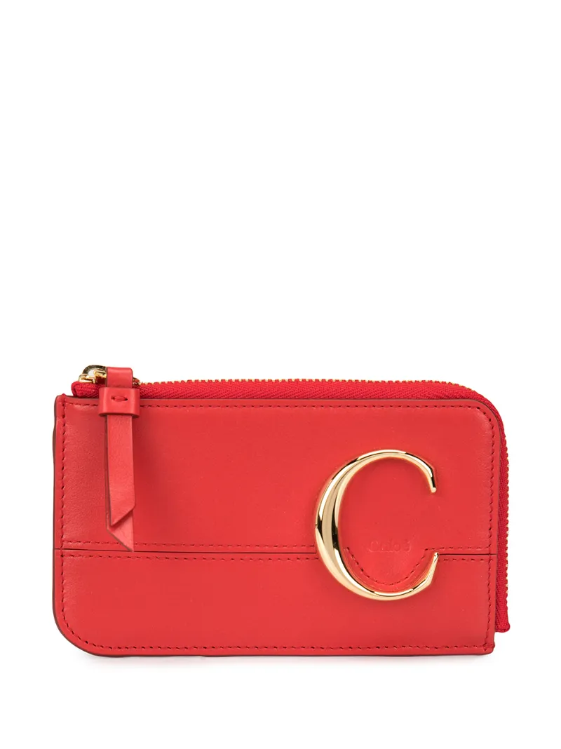 Chloé кошелек с металлическим логотипом