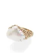 Imagen 1 de Bibi van der Velden anillo Moonstone en oro amarillo de 18kt con perla y diamantes