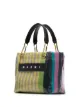 Marni striped Glossy Grip tote bag