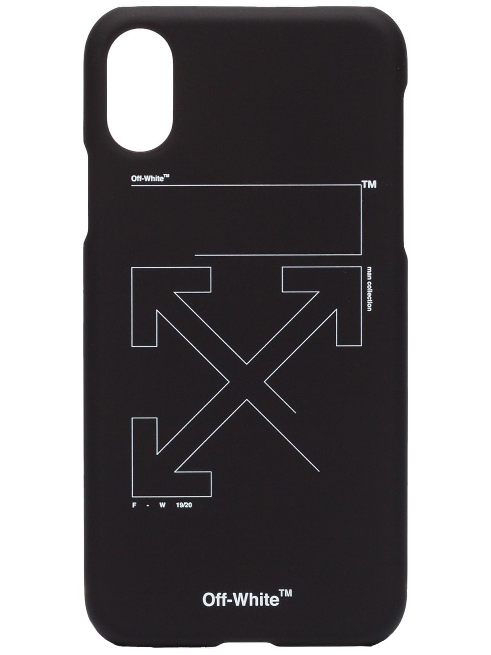 фото Off-White чехол для iPhone X с логотипом