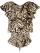 Image 1 of Alexandre Vauthier animal-print ruffled mini dress