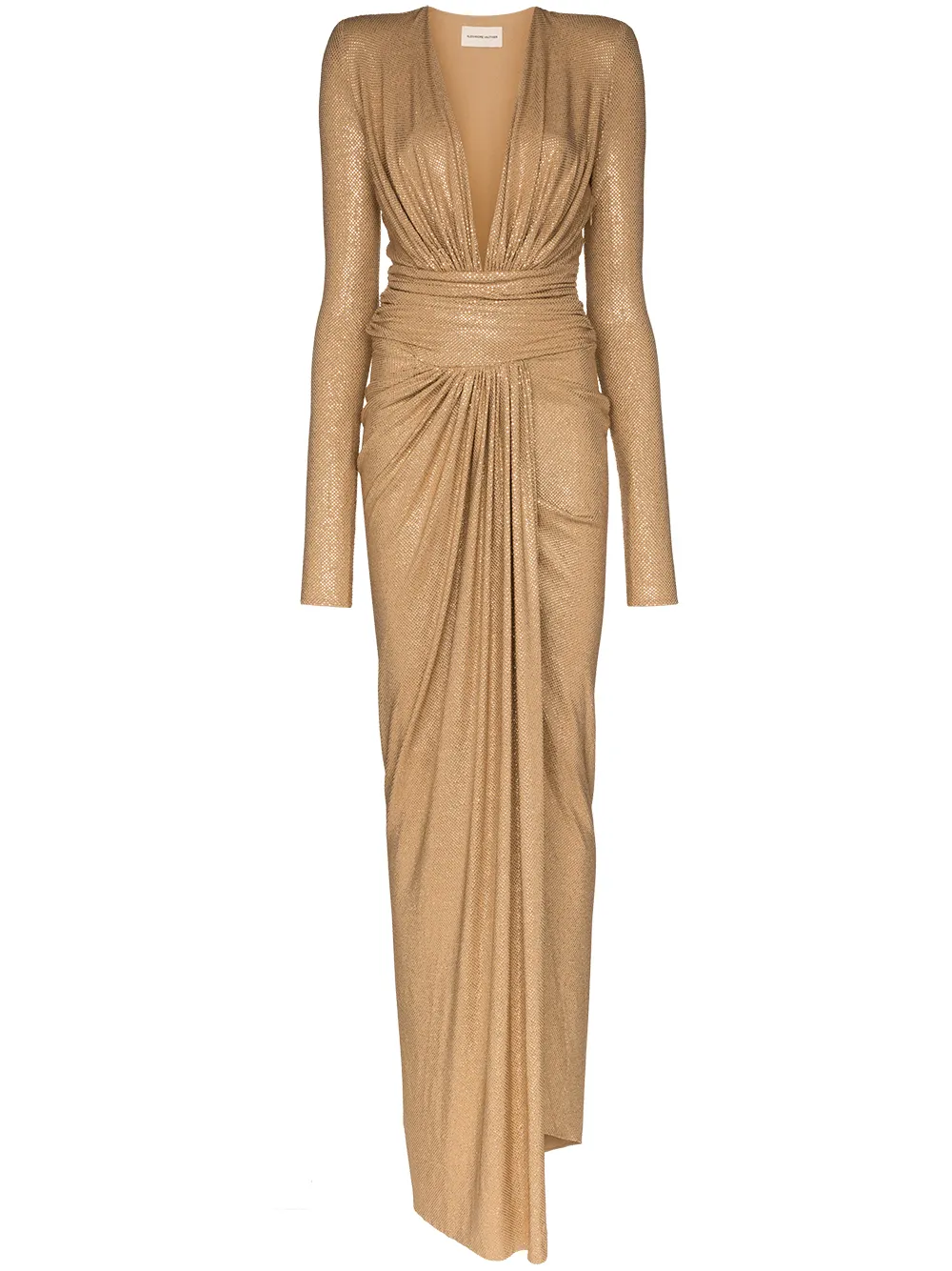 Alexandre Vauthier Dresses square-shoulder maxi gown