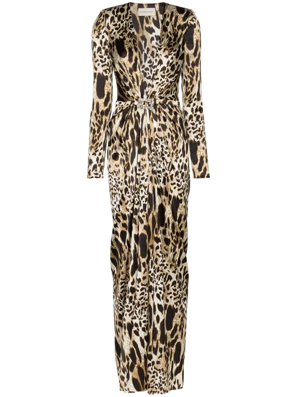 alexandre vauthier leopard dress