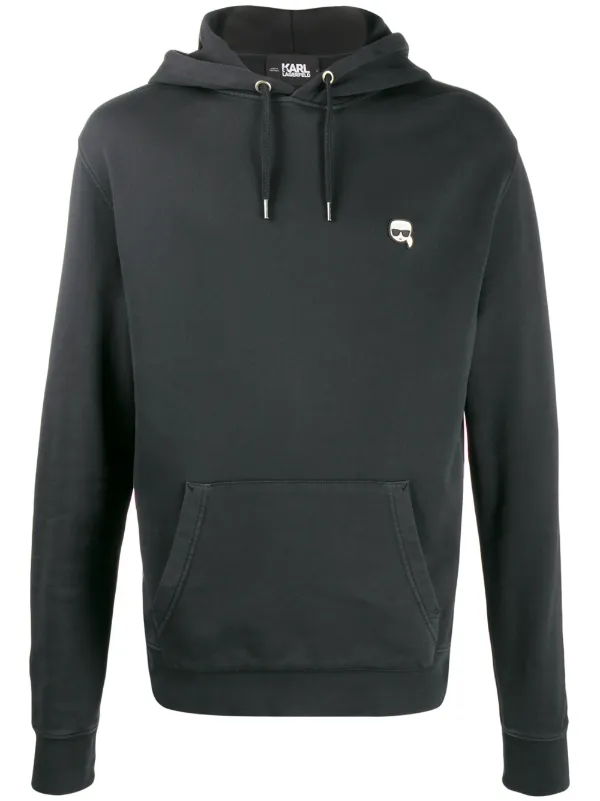 karl lagerfeld black hoodie