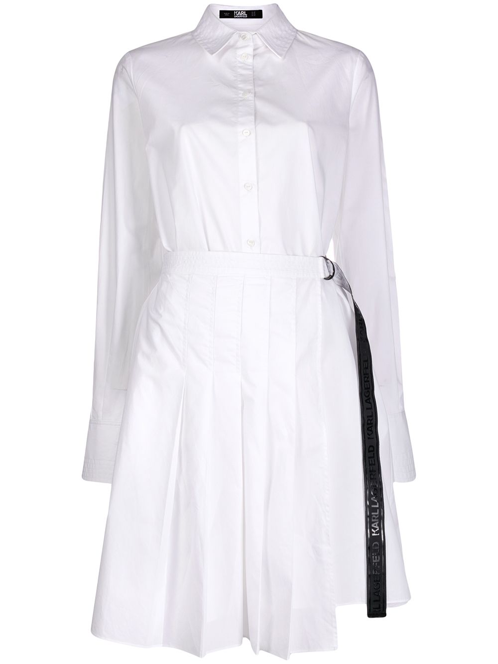 karl lagerfeld white dress