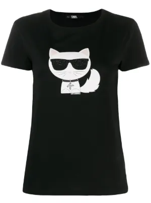 Kleidung für Damen von Karl Lagerfeld Farfetch Karl Lagerfeld 'Karl & Choupette Ikonik' Sweatshirt Farfetch