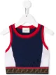 الصورة 1 من Fendi Kids بلوزة قصيرة متباينة الألوان