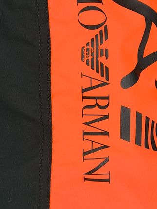 side logo swim shorts展示图