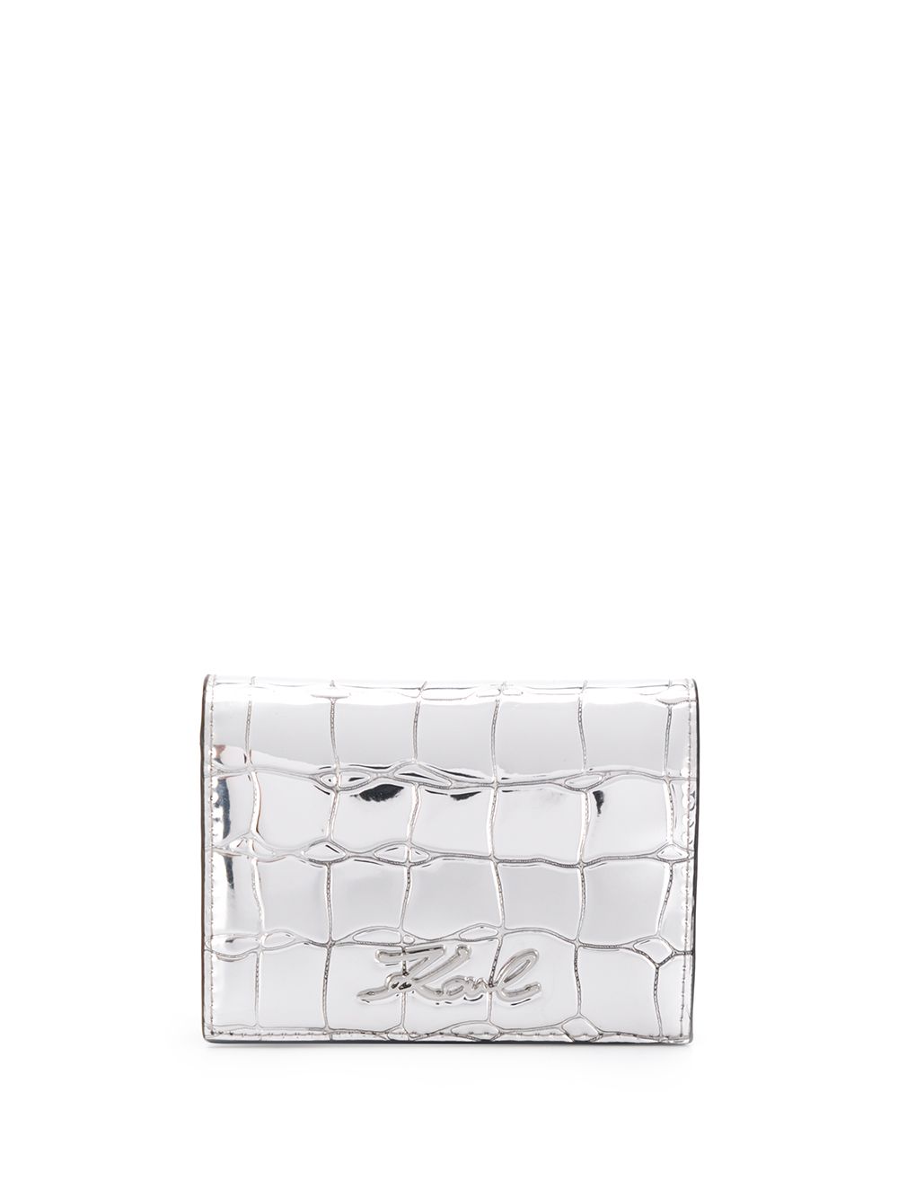 фото Karl lagerfeld маленький кошелек k/signature croco